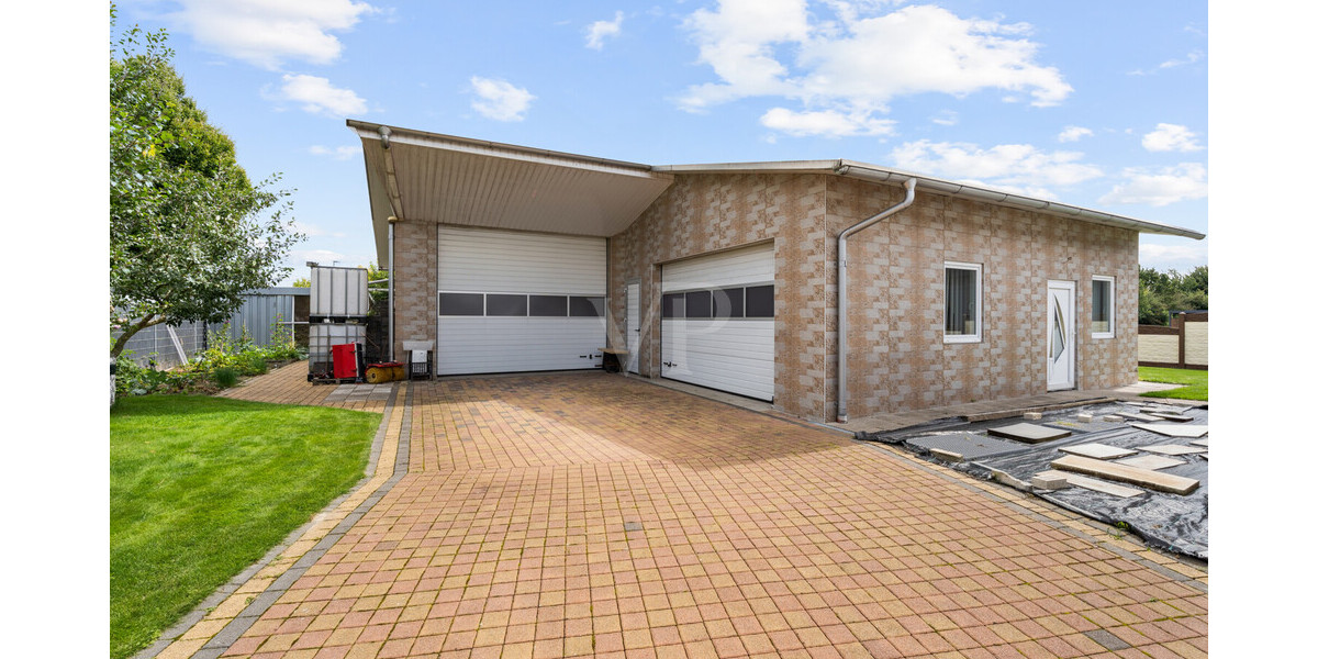 Arbeit und Vergnügen vereinen- Junge Betriebs- und Wohnimmobilie mit Lagerhalle - Bungalow Mettingen Mettingen | Angebot:22979014