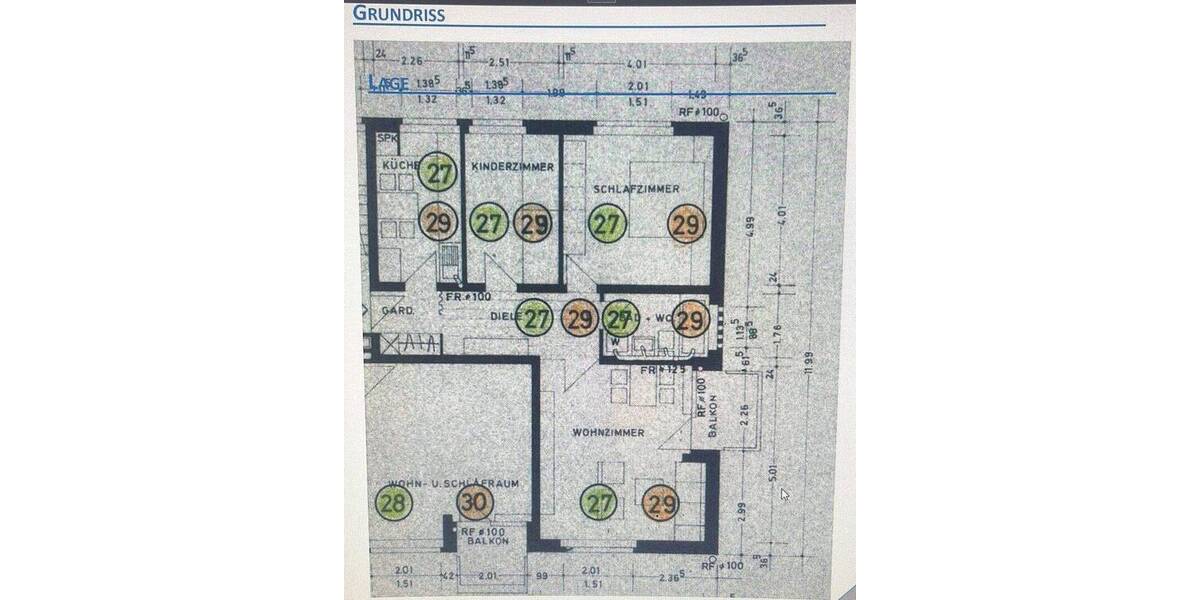 Etagenwohnung Osnabrück Weststadt - 3 Zimmer, 72 m&sup2;, 1.100&euro; | Angebot:26875131