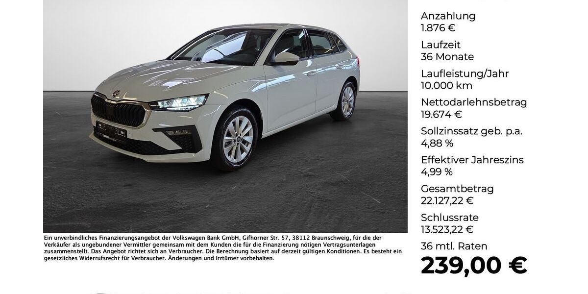 Skoda Scala 15.222 km 20.650 &euro; Lengerich 49525