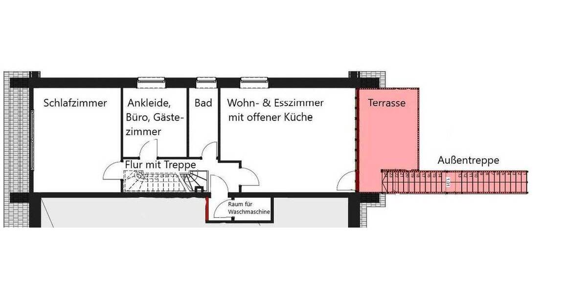Etagenwohnung Georgsmarienhütte Holsten-Mündrup - 3 Zimmer, 84 m&sup2;, 890&euro; | Angebot:26851622