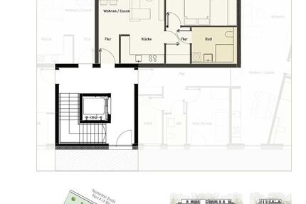 Wohnung Osnabrück Hafen - 2 Zimmer, 61 m&sup2;, 789&euro; | Angebot:25047129