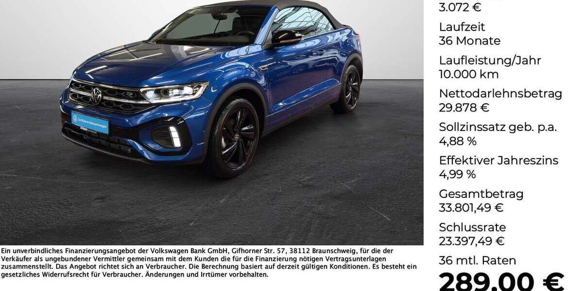 VW T-Roc 10.421 km 32.950 &euro; Osnabrück 49078