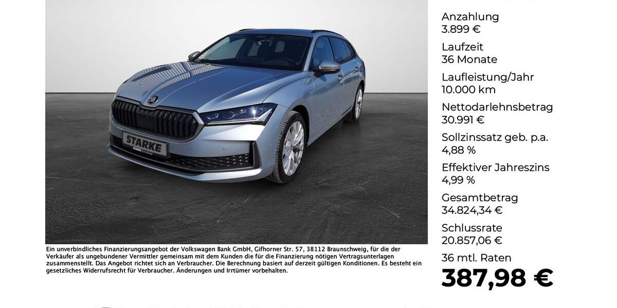 Skoda Superb 23.389 km 34.790 &euro; Georgsmarienhütte 49124