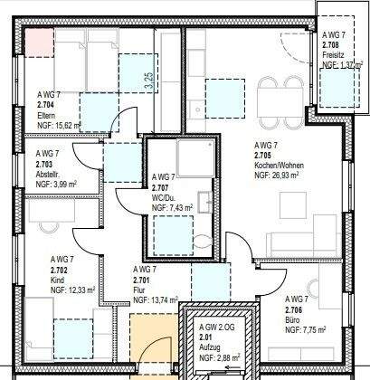 Etagenwohnung Lotte Büren - 4 Zimmer, 89 m&sup2;, 1.068&euro; | Angebot:25676346