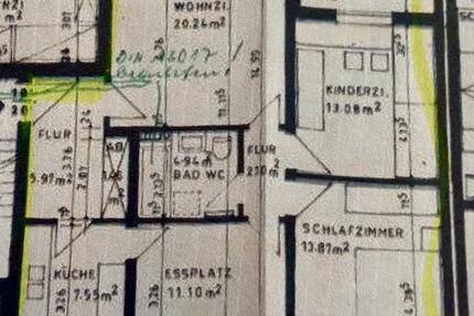 Frisch renovierte 4-Zimmer-Wohnung mit Loggia und Blick ins Grüne 4 zimmer
