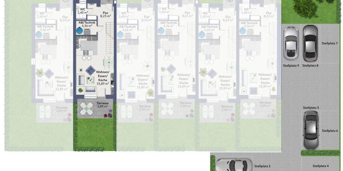 Reihenmittelhaus Ibbenbüren Stadt - 4 Zimmer, 134 m&sup2;, 509.000&euro; | Angebot:26308215