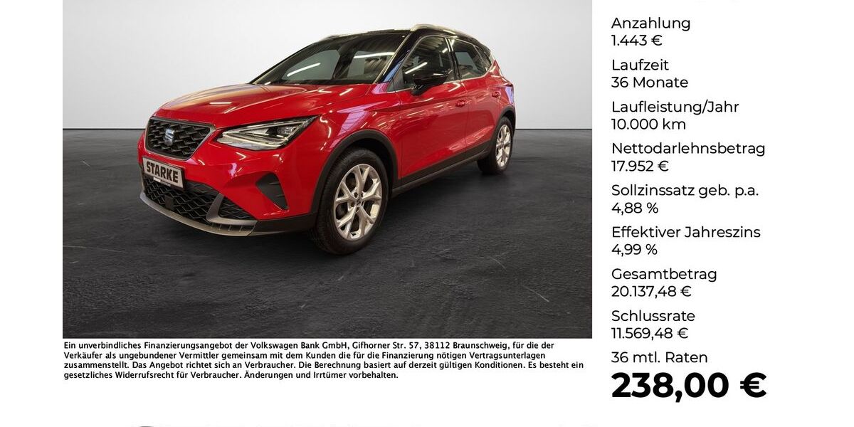 Seat Arona 19.998 km 19.395 &euro; Osnabrück 49078