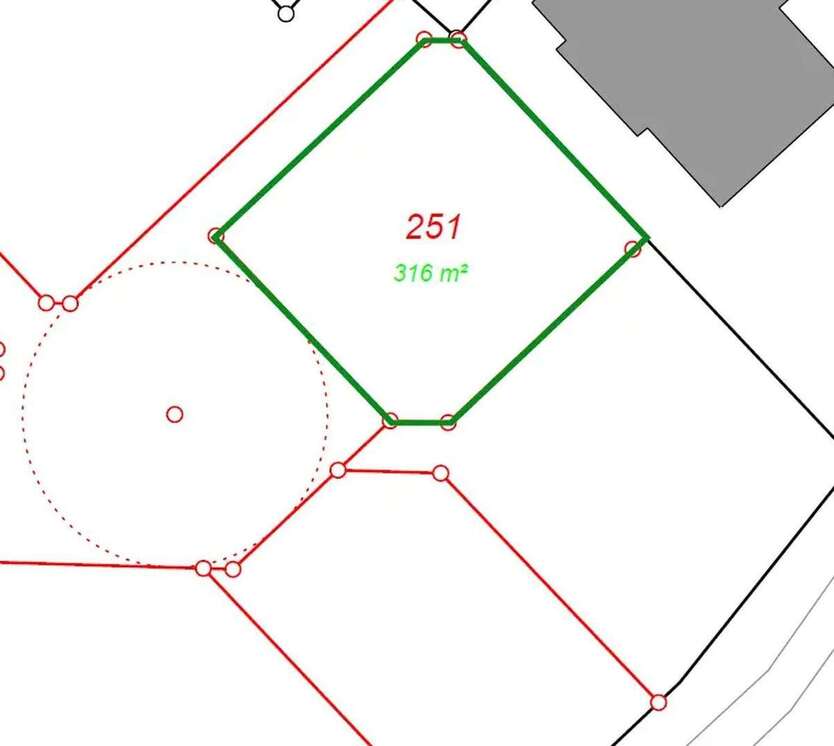 Grundstück zu verkaufen in Hasbergen 125.500 € 316 m² zimmer