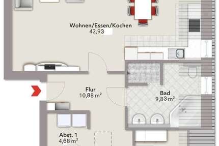 Exklusive Neubauwohnungen im Zentrum von Ostercappeln - Wohnung Ostercappeln | Angebot:24929483