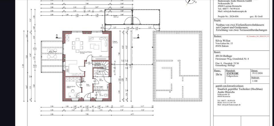 Einfamilienhaus Wallenhorst - 5 Zimmer, 136 m&sup2;, 1.580&euro; | Angebot:26340863
