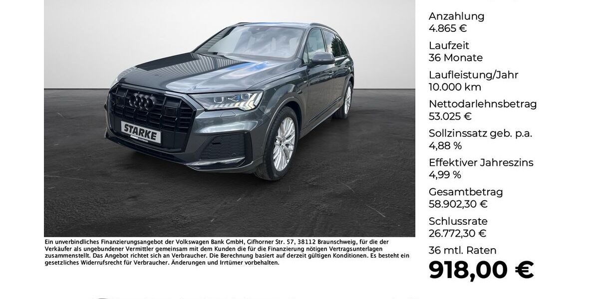 Audi Q7 62.888 km 56.550 &euro; Georgsmarienhütte (Osnabrück) 49124
