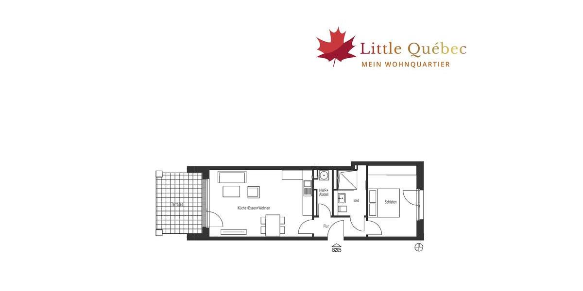 Etagenwohnung Osnabrück Eversburg - 2 Zimmer, 60 m&sup2;, 810&euro; | Angebot:25255053