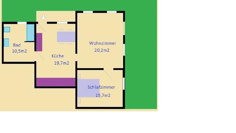 Erdgeschoßwohnung Versmold - 2 Zimmer, 66 m&sup2;, 240.000&euro; | Angebot:26094150