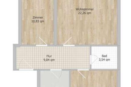 Wohnung Osnabrück Dodesheide - 3 Zimmer, 74 m&sup2;, 1.000&euro; | Angebot:25711274