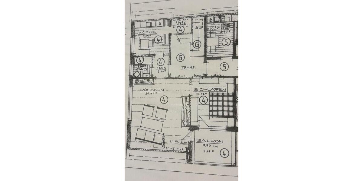 Dachgeschoßwohnung Ibbenbüren - 2 Zimmer, 61 m&sup2;, 550&euro; | Angebot:26578517