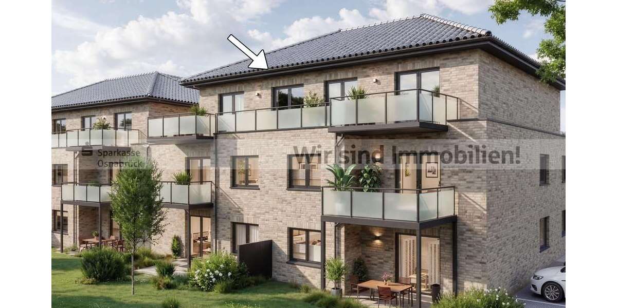 Etagenwohnung Bohmte - 3 Zimmer, 94 m&sup2;, 364.000&euro; | Angebot:26283939