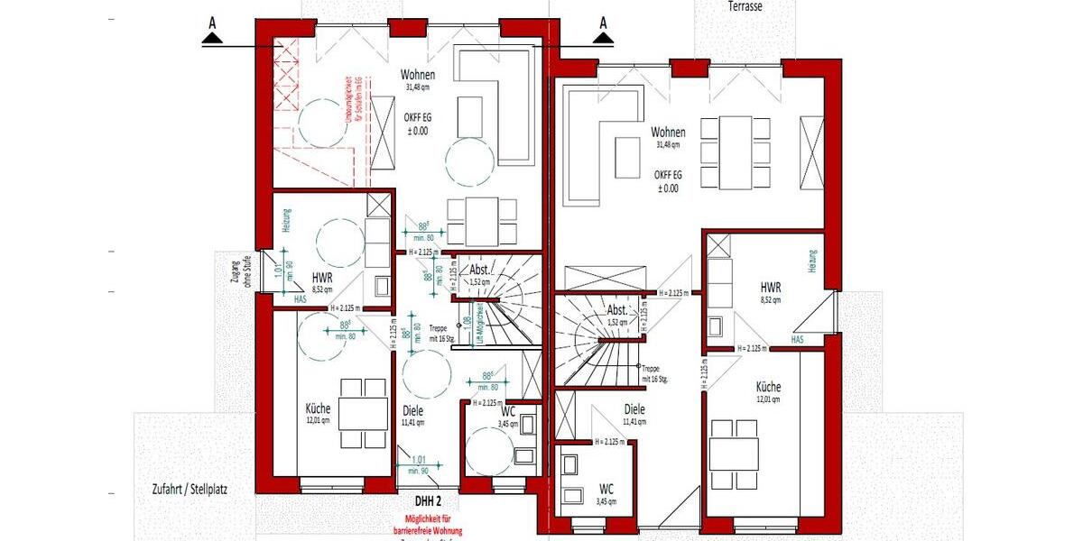 Doppelhaushälfte Neuenkirchen - 5 Zimmer, 130 m&sup2;, 429.000&euro; | Angebot:26791263