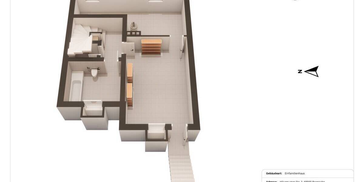 Reihenmittelhaus Bramsche - 4 Zimmer, 98 m&sup2;, 255.000&euro; | Angebot:26751143