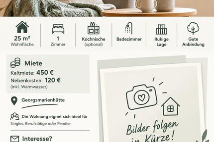 Wohnung Osnabrück Fledder - 1 Zimmer, 71 m&sup2;, 700&euro; | Angebot:27589087
