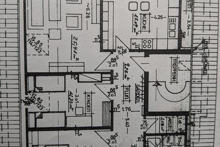 3 Zimmer Wohnung, 80qm, mit Küche & Loggia zimmer