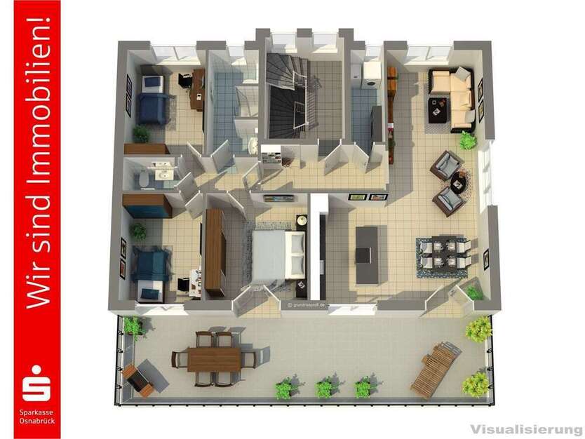 Wohnung zum Kaufen in Osnabrück 545.000 € 134.44 m²