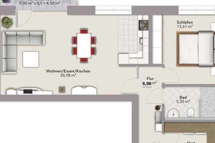 Exklusive Neubauwohnungen im Zentrum von Ostercappeln - Wohnung Ostercappeln | Angebot:24533445
