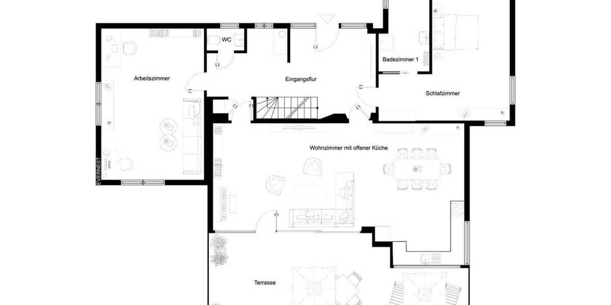 Einfamilienhaus Ibbenbüren Laggenbeck - 7 Zimmer, 256 m&sup2;, 577.500&euro; | Angebot:26820068
