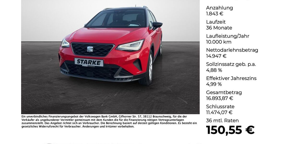 Seat Arona 33.827 km 15.980 &euro; Lengerich 49525