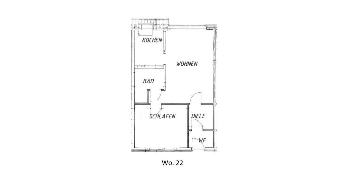 Etagenwohnung Georgsmarienhütte Oesede - 2 Zimmer, 55 m&sup2;, 385&euro; | Angebot:25594103