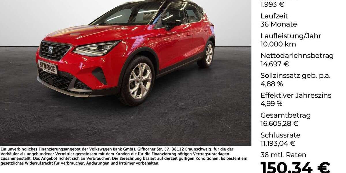 Seat Arona 19.998 km 16.690 &euro; Osnabrück 49078