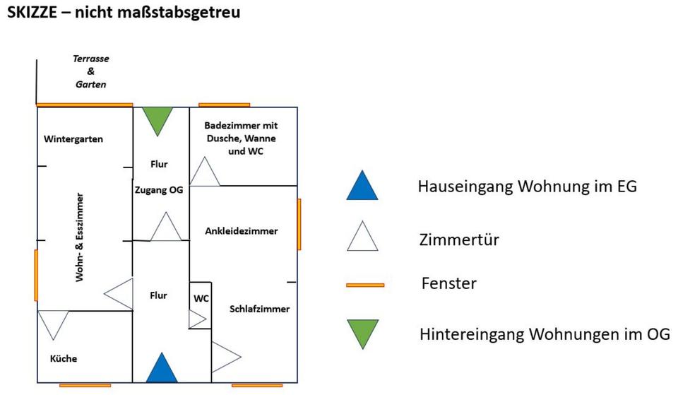 Etagenwohnung Osnabrück Eversburg - 5 Zimmer, 100 m&sup2;, 870&euro; | Angebot:25259229