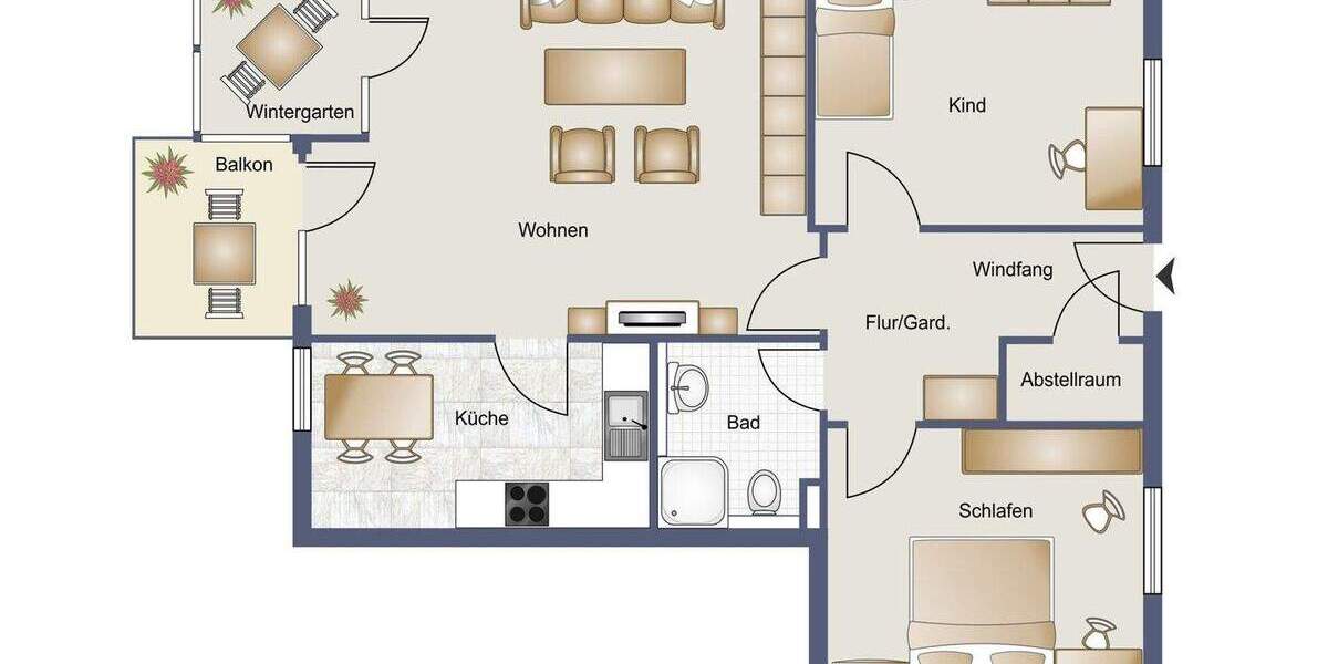 Direkt am Salzmarkt! 3-Zimmer Wohnung in zentraler Wohnlage von Osnabrück 3 zimmer