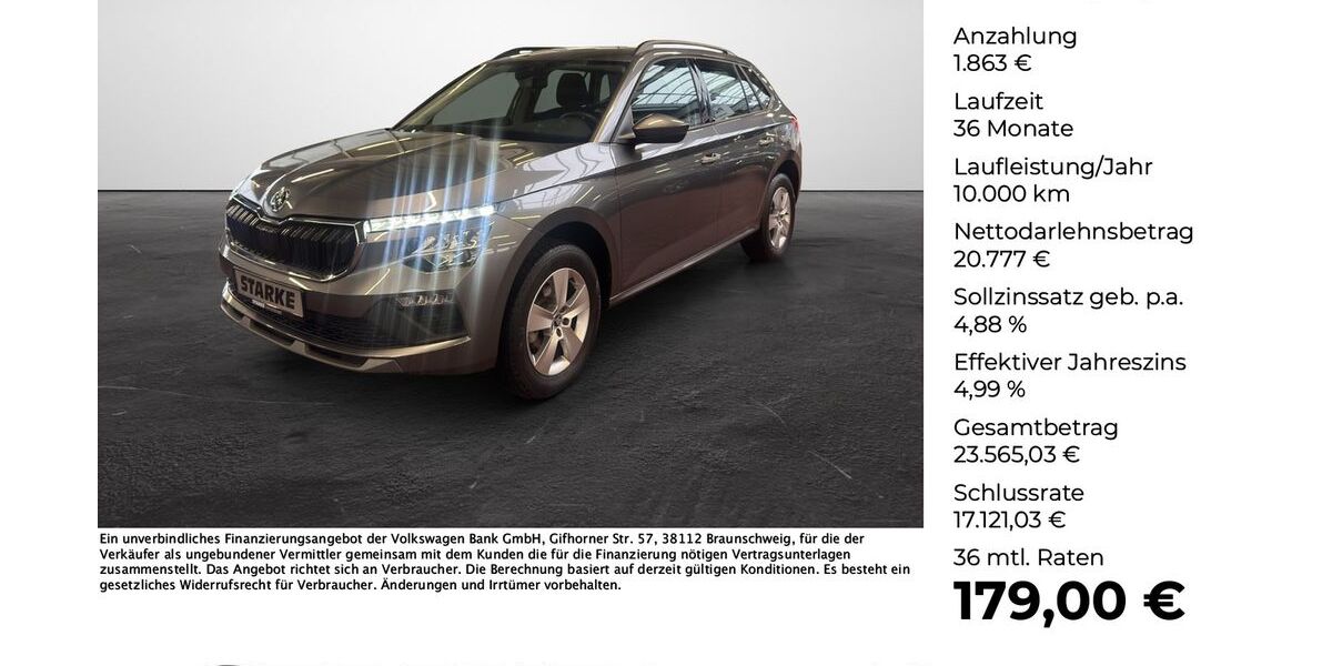 Skoda Kamiq 15.313 km 22.480 &euro; Osnabrück 49078