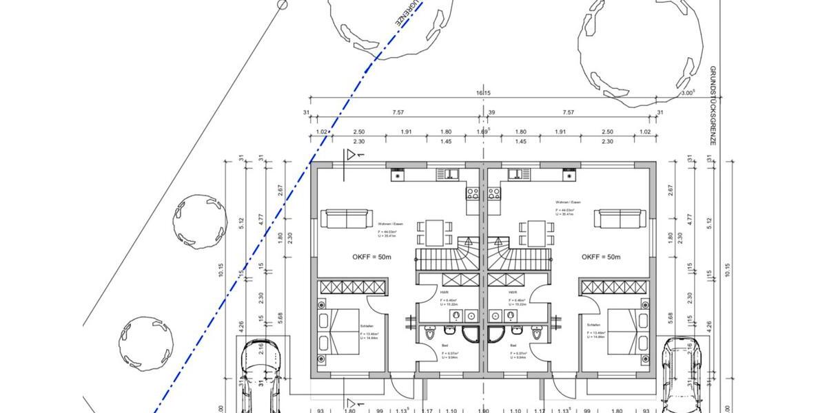 Neubau Doppelhaus Hälfte in Bohmte zu vermieten 4 zimmer
