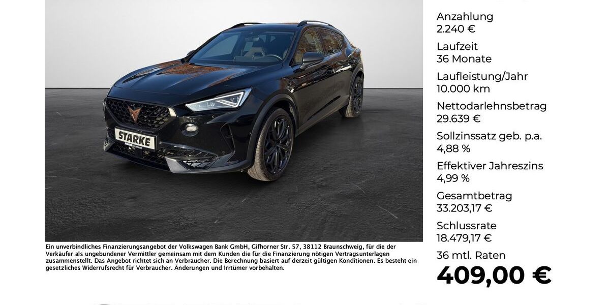 Cupra Formentor 85.796 km 31.879 &euro; Osnabrück 49078