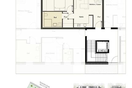 Wohnung Osnabrück Hafen - 2 Zimmer, 61 m&sup2;, 791&euro; | Angebot:25047130