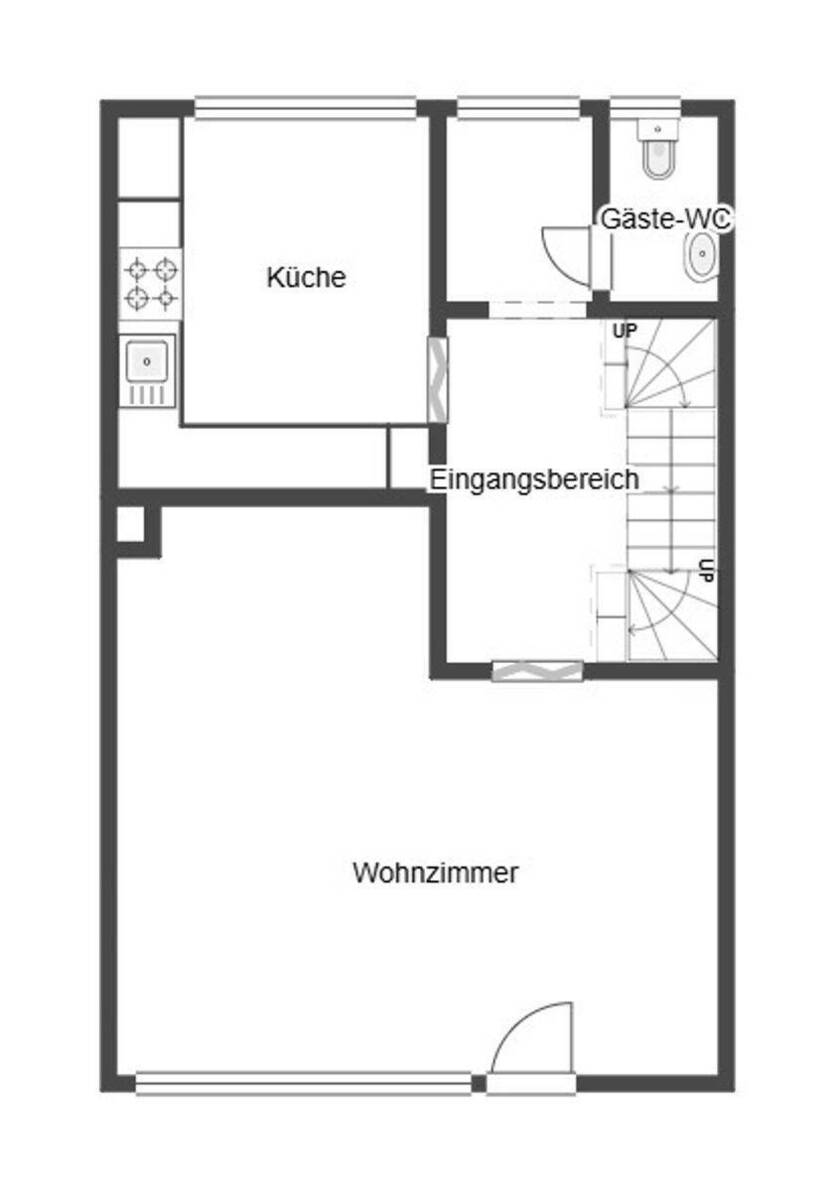 Greifen Sie zu! Renovierungsbedürftiges Reiheneckhaus samt Garten in Belm - Erbbaurecht 7 zimmer