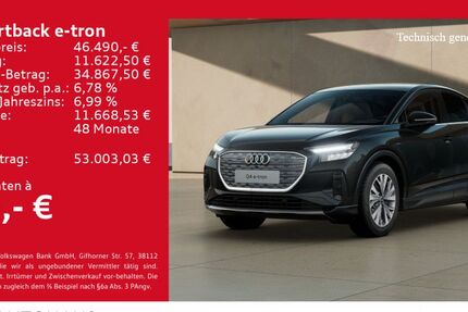 Audi Q4 e-tron 7.971 km 46.490 € Melle 49324