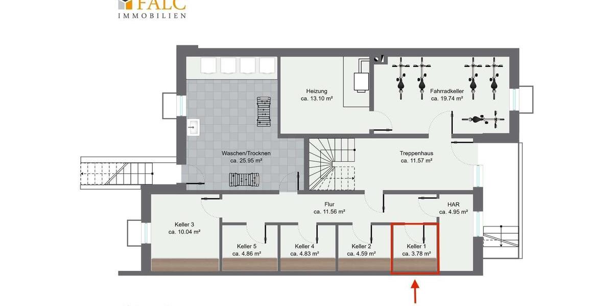 Erdgeschoßwohnung Bad Iburg - 3 Zimmer, 65 m&sup2;, 720&euro; | Angebot:26655534