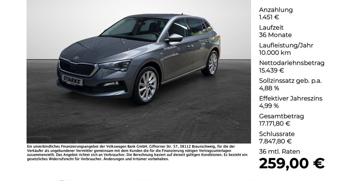 Skoda Scala 89.150 km 15.980 &euro; Osnabrück 49084