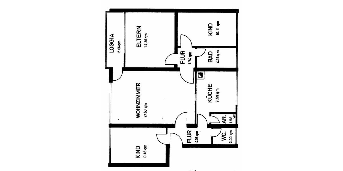 Etagenwohnung Belm - 4 Zimmer, 87 m&sup2;, 199.999&euro; | Angebot:26598283