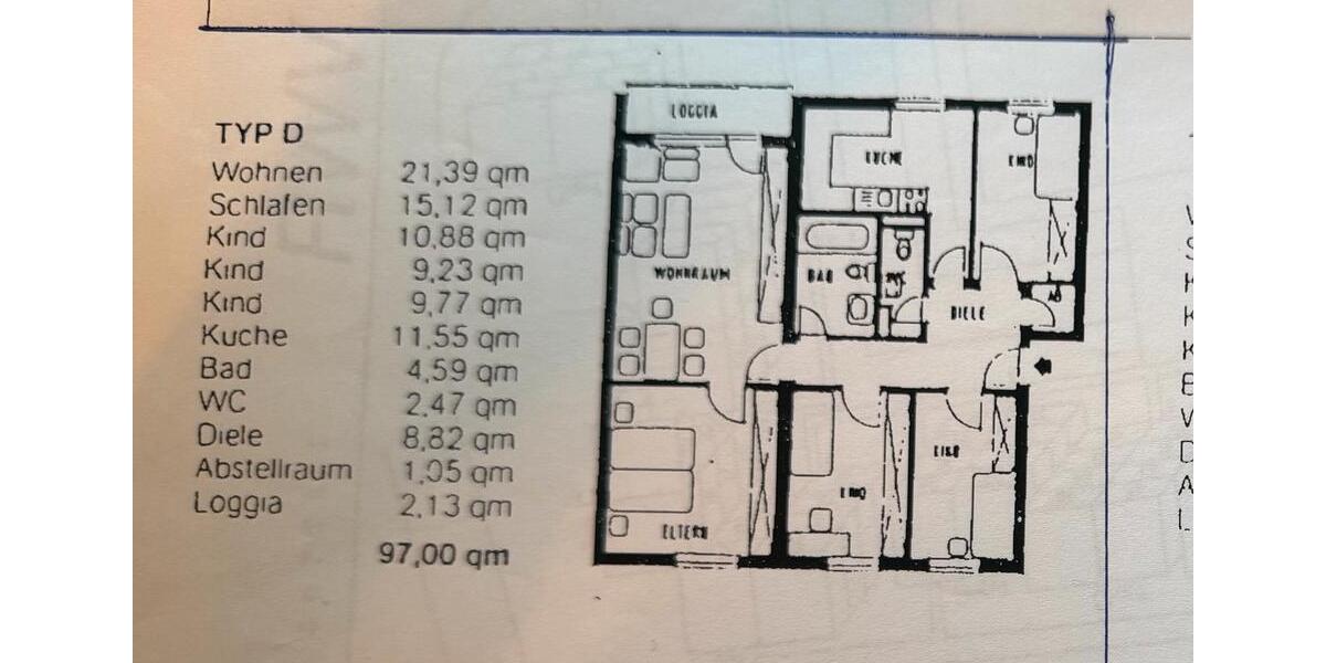 Etagenwohnung Lotte - 5 Zimmer, 97 m&sup2;, 178.000&euro; | Angebot:26951470