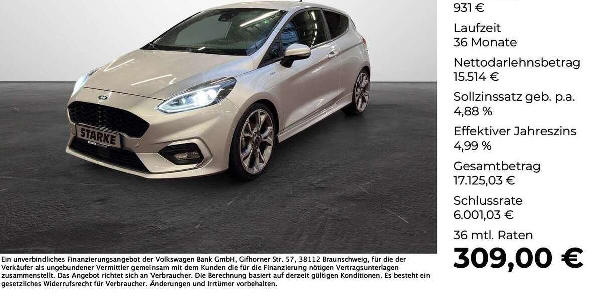 Ford Fiesta 25.899 km 16.445 &euro; Osnabrück 49078