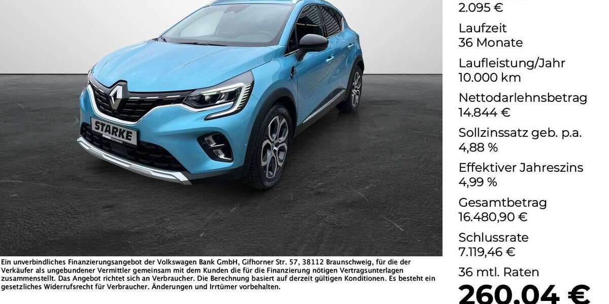 Renault Captur 35.746 km 16.939 &euro; Georgsmarienhütte 49124