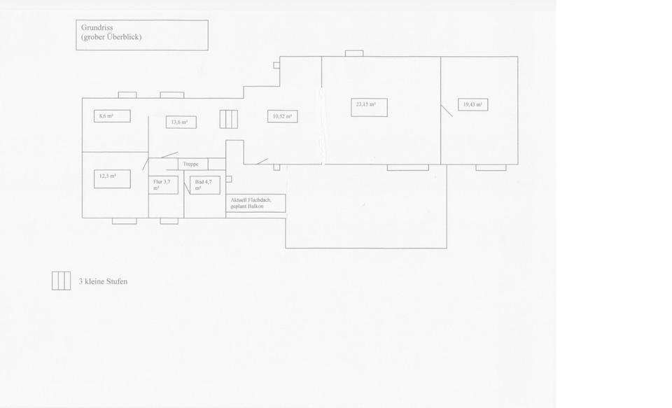Etagenwohnung Osnabrück Eversburg - 4 Zimmer, 96 m&sup2;, 845&euro; | Angebot:26313198