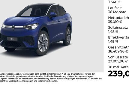 VW ID.5 10.270 km 37.490 &euro; Osnabrück 49078