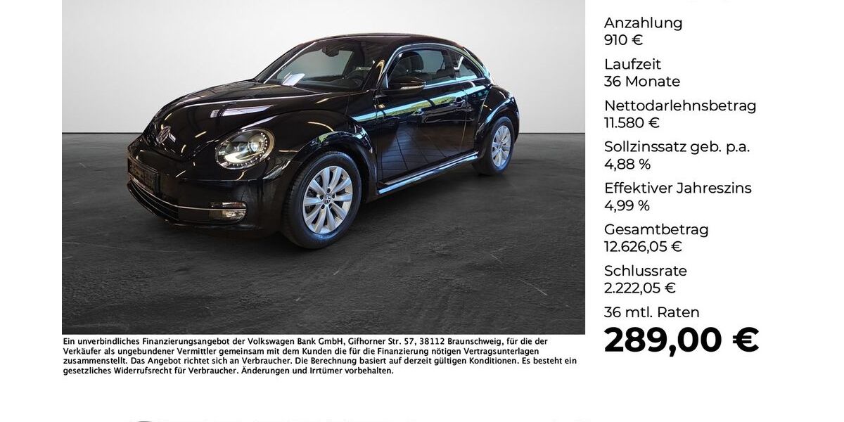 VW Beetle 63.880 km 12.490 &euro; Lengerich 49525