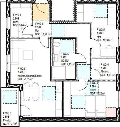 Etagenwohnung Lotte Büren - 4 Zimmer, 86 m&sup2;, 1.204&euro; | Angebot:23947235