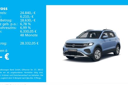 VW T-Cross 3.212 km 24.840 &euro; Melle 49324
