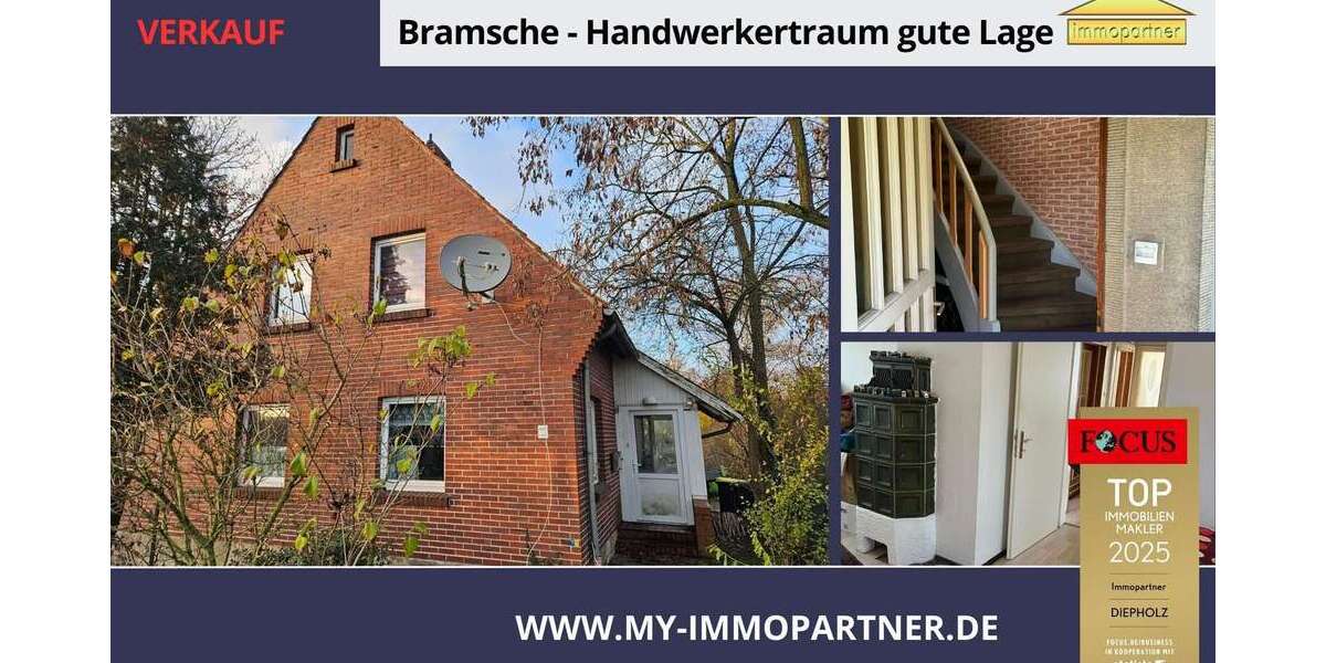 Einfamilienhaus Bramsche - 5 Zimmer, 108 m&sup2;, 210.000&euro; | Angebot:24272296